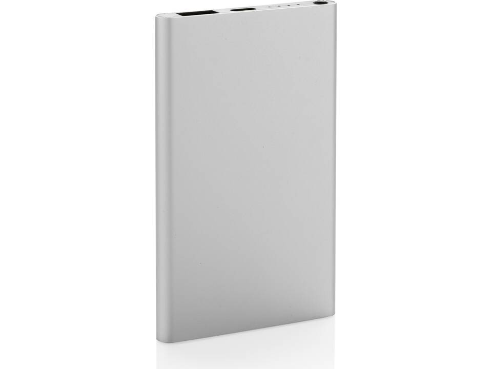 Powerbank 4000mAh en plastique recyclé/aluminium RCS 23