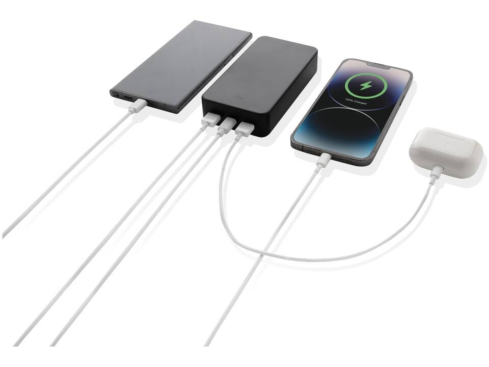 Powerbank 20.000mAh avec USB C en ABS recyclé RCS Boostcore 4