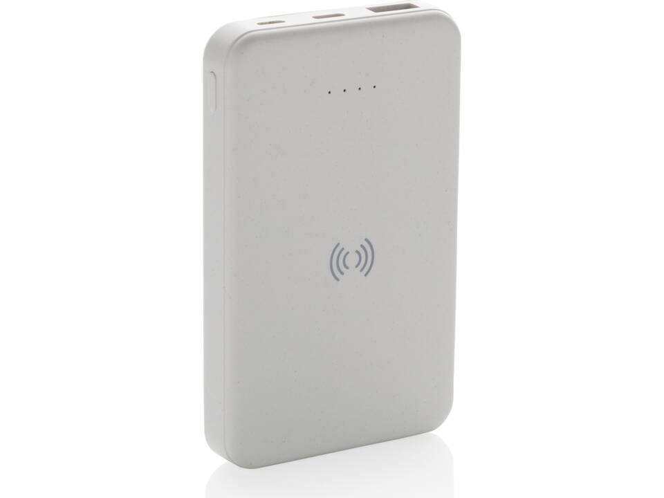 Powerbank 5000mAh avec induction 5W en plastique recyclé RCS 15