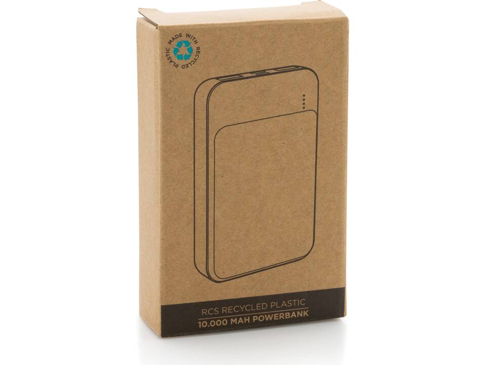 Batterie de secours 10.000 mAh en plastique recyclé RCS 13