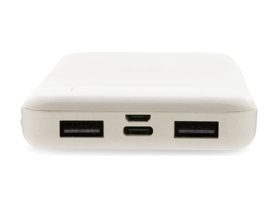 Powerbank avec induction en plastique recyclé RCS 8