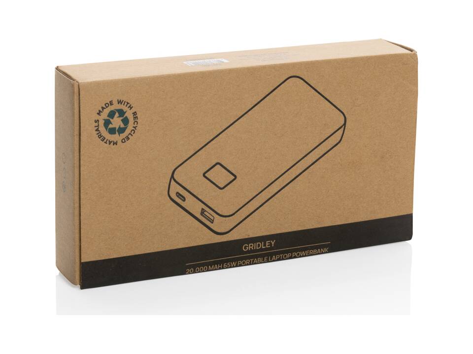 SuperPowerbank 20.000mAh et 65W en plastique RCS Gridley 10