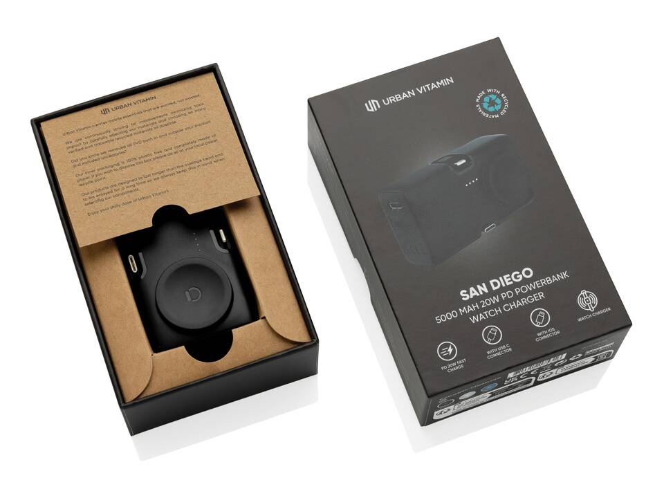 Powerbank 20W PD en plastique RCS Urban Vitamin San Diego 23