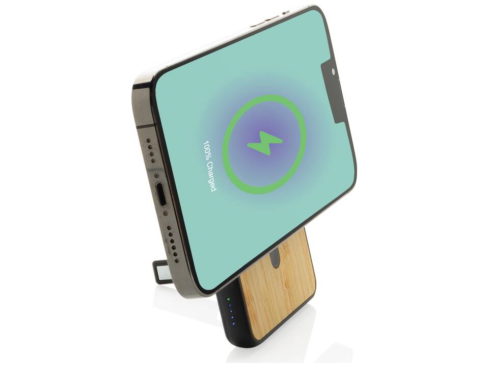 Powerbank 5000mAh et 5W en bambou et ABS RCS Zen 6