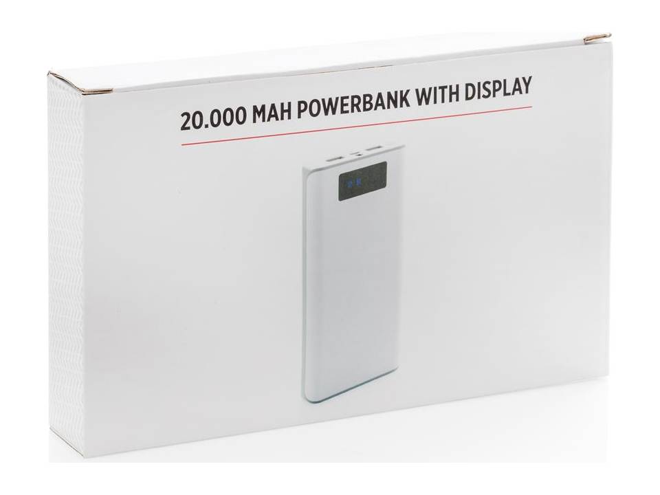 Batterie de secours 20000 mAh avec écran 7
