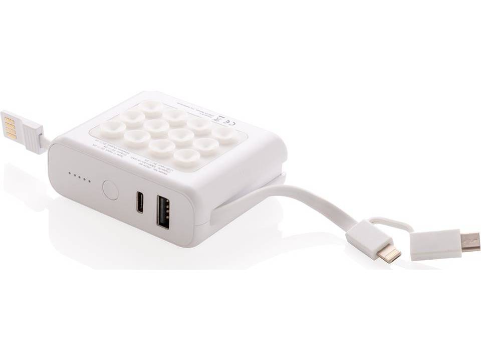 Batterie de secours 5000 mAh avec induction 5W 9