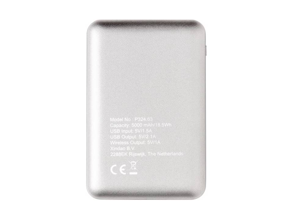 Batterie de secours de poche 5000 mAh et induction 5W 9