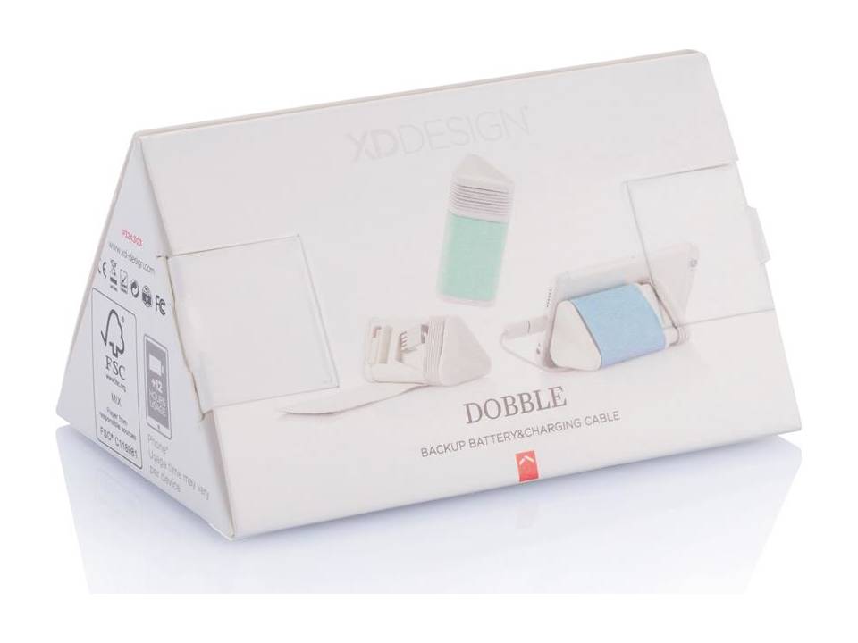 Batterie de secours 3.000mAh & câbles Dobble 3