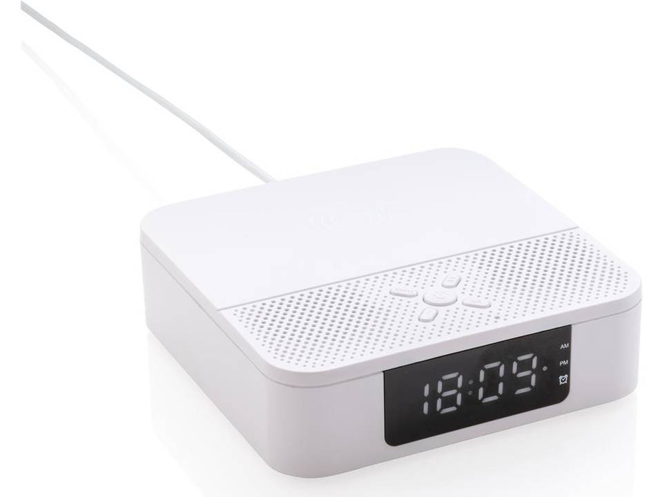 Enceinte avec chargeur à induction 5W et réveil 2