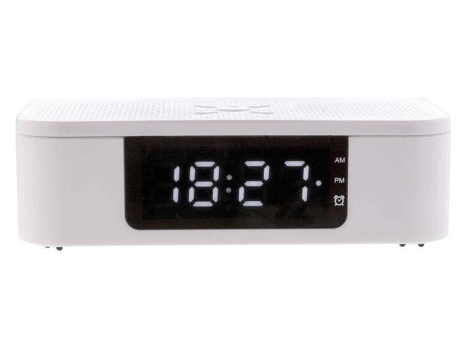 Enceinte avec chargeur à induction 5W et réveil 1