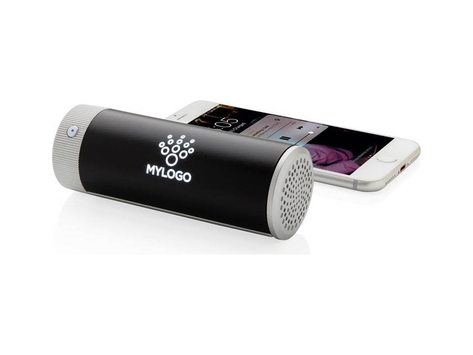 Enceinte et powerbank 2 en 1 lumineuse 7