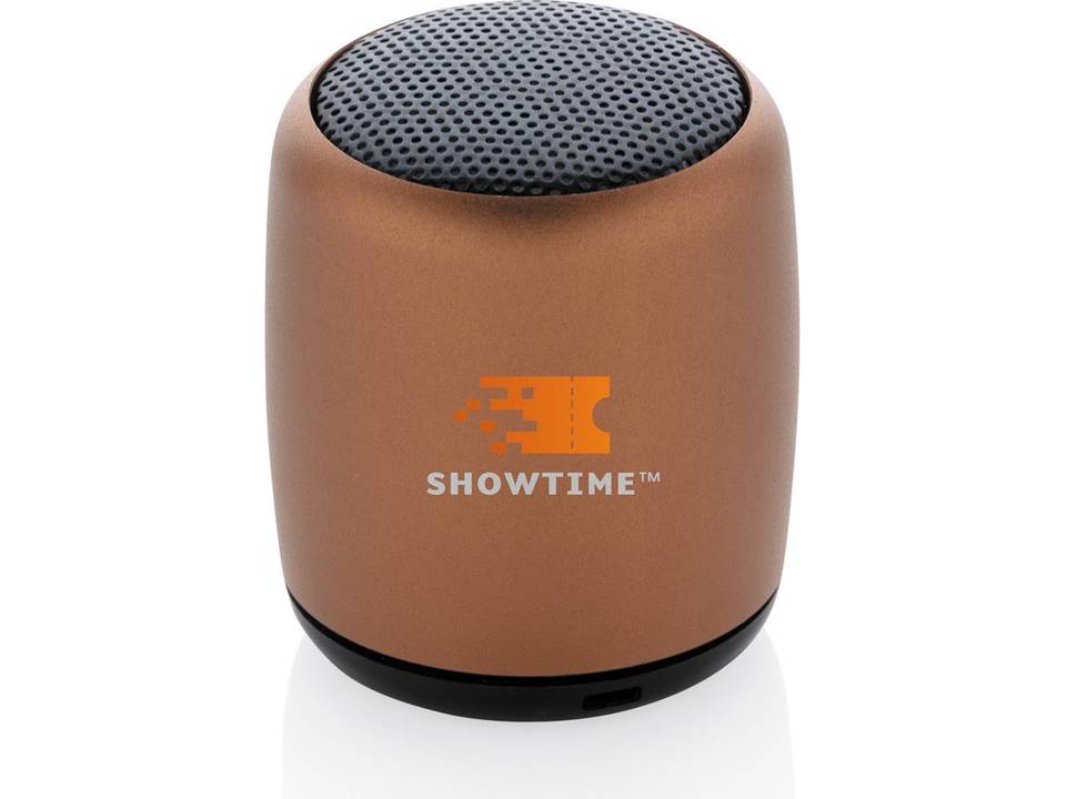 Mini enceinte sans fil en aluminium 1