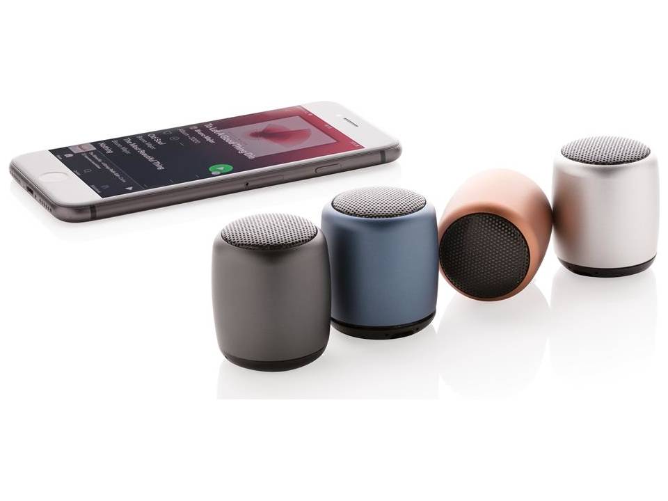 Mini enceinte sans fil en aluminium 3