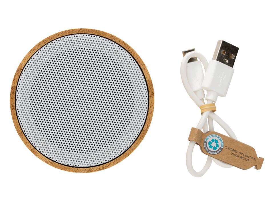 Enceinte 3W en bambou FSC® et ABS RCS 12
