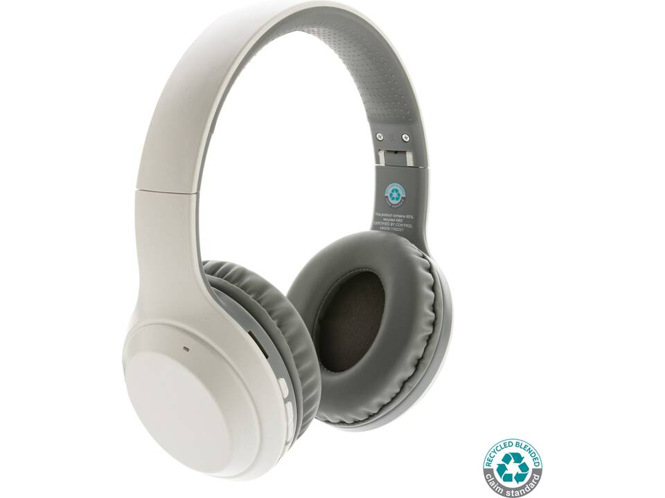 Casque audio en plastique recyclé RCS 2