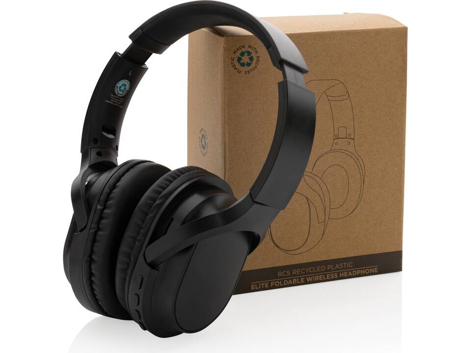 Casque sans fil pliable en plastique recyclé RCS Elite 9