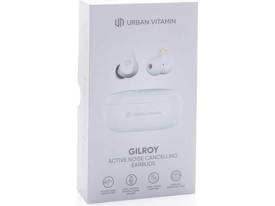 Ecouteurs hybride ANC et ENC Urban Vitamin Gilroy 46