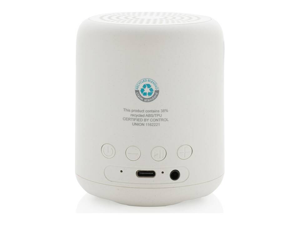 Enceinte sans fil 5W en plastique recyclé certifié RCS 11