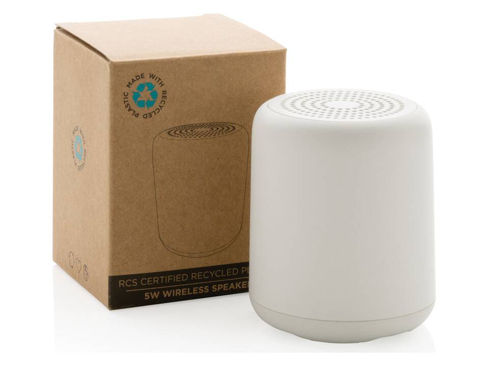 Enceinte sans fil 5W en plastique recyclé certifié RCS 17