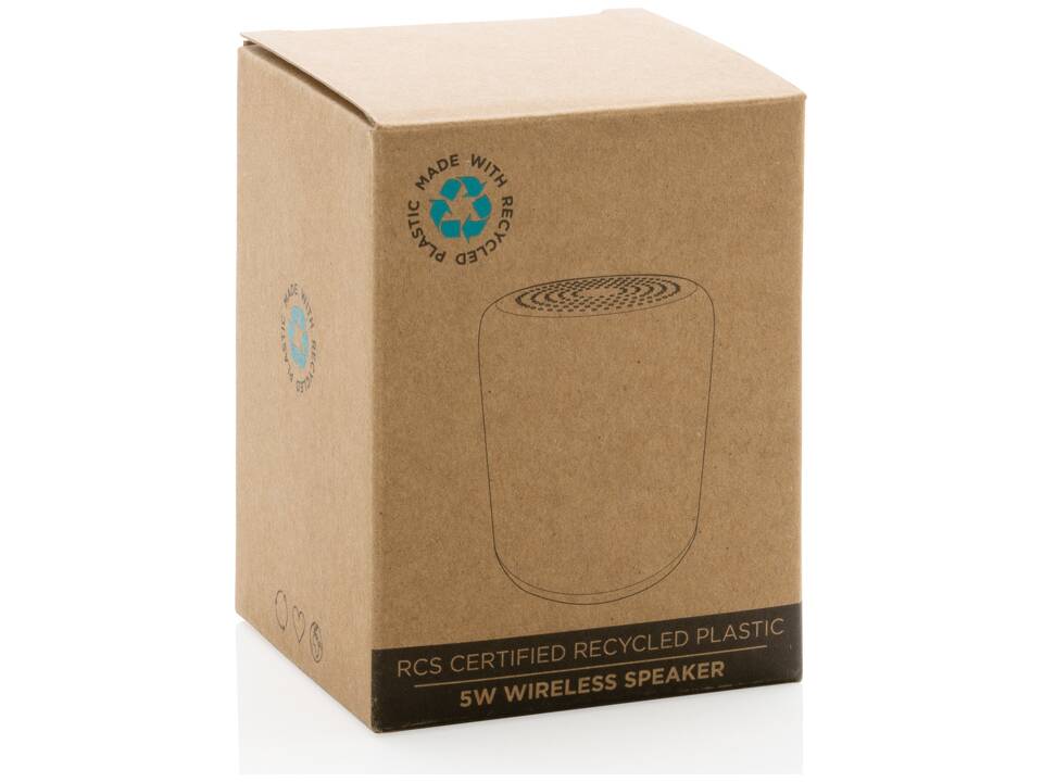 Enceinte sans fil 5W en plastique recyclé certifié RCS 18