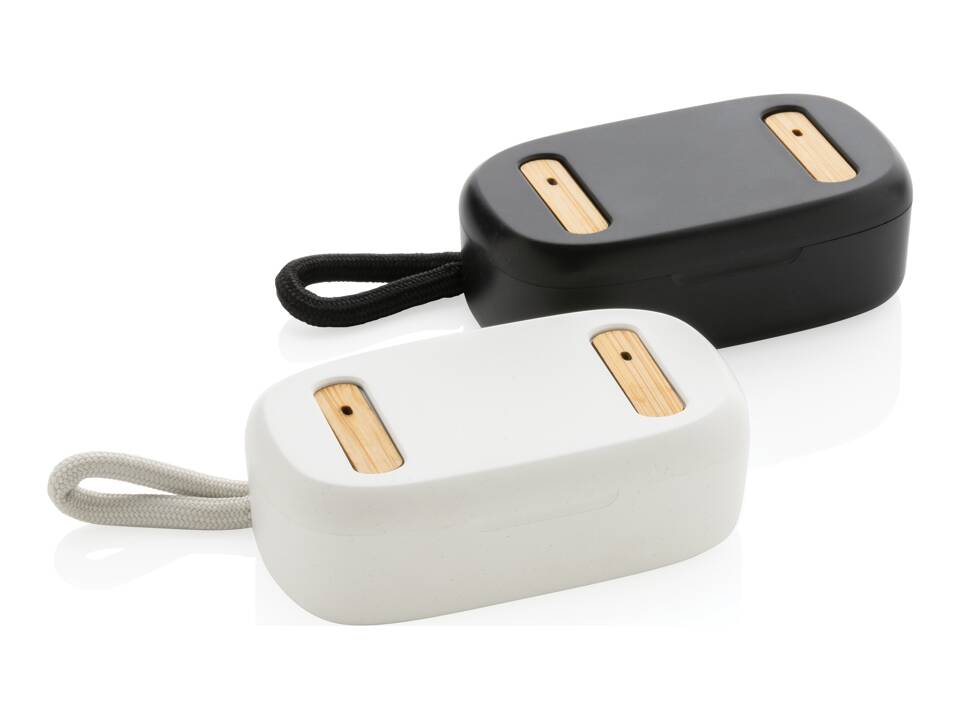 Écouteurs TWS en plastique recyclé RCS et bambou FSC® 6