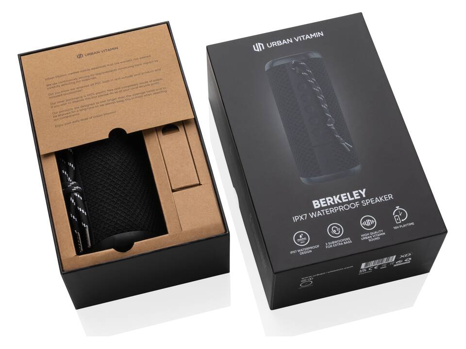 Enceinte étanche IPX7 Urban Vitamin Berkeley 13