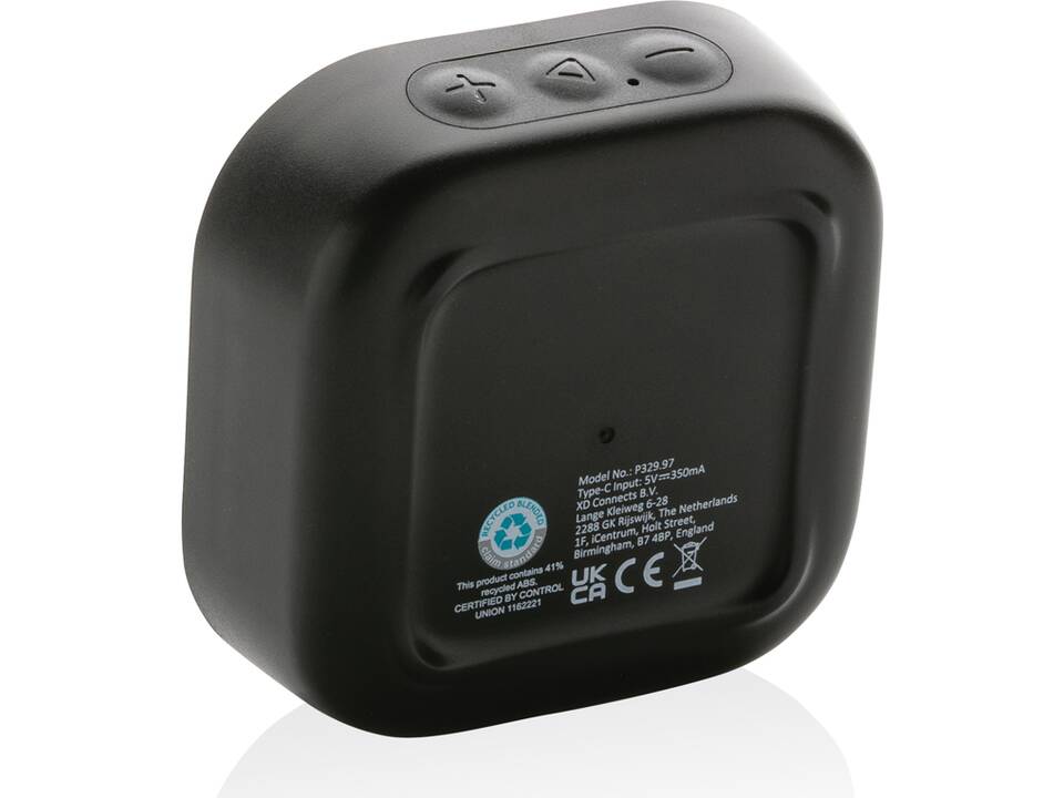 Enceinte 3W en plastique recyclé RCS Soundbox 2