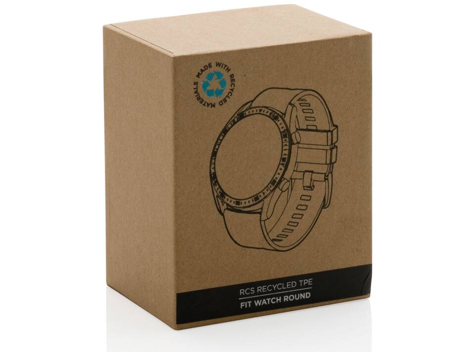 Montre connectée ronde en TPU recyclé RCS 13