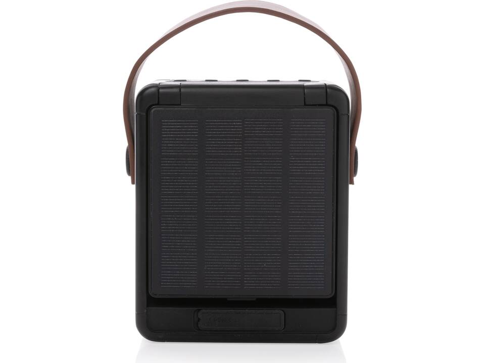 Enceinte 12W solaire en plastique recyclé RCS Skywave 7