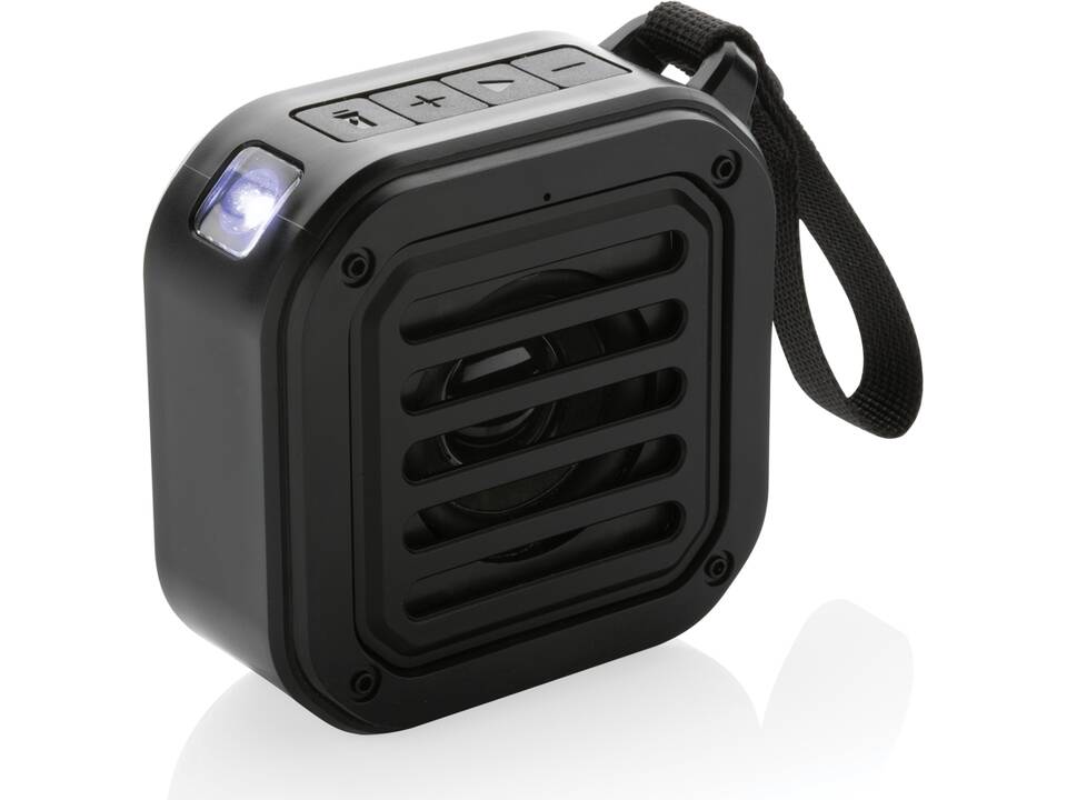 Enceinte 3W solaire en plastique recyclé RCS Sunwave 1