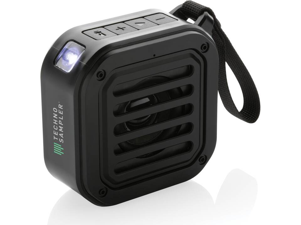 Enceinte 3W solaire en plastique recyclé RCS Sunwave 6