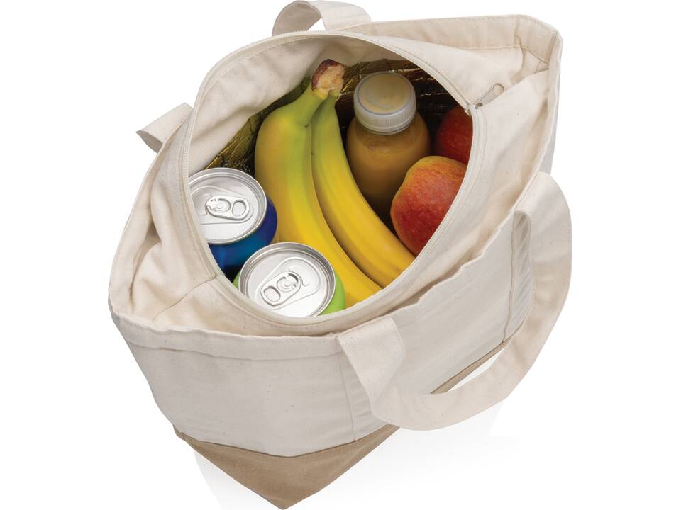 Sac isotherme en toile recyclé et non teinté Impact AWARE ™ 1