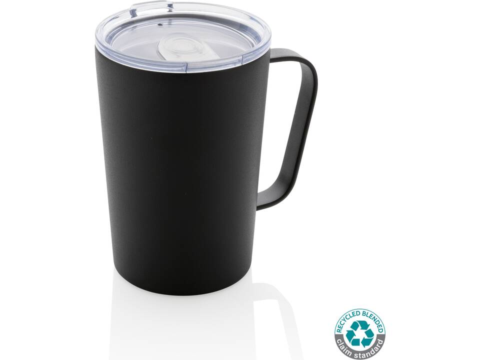 Mug moderne en acier inoxydable recyclé RCS avec couvercle 1