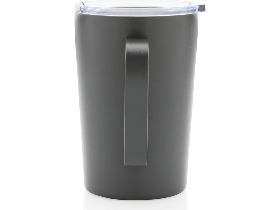 Mug moderne en acier inoxydable recyclé RCS avec couvercle 12