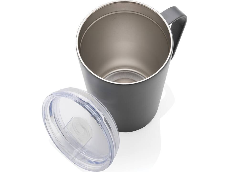 Mug moderne en acier inoxydable recyclé RCS avec couvercle 15