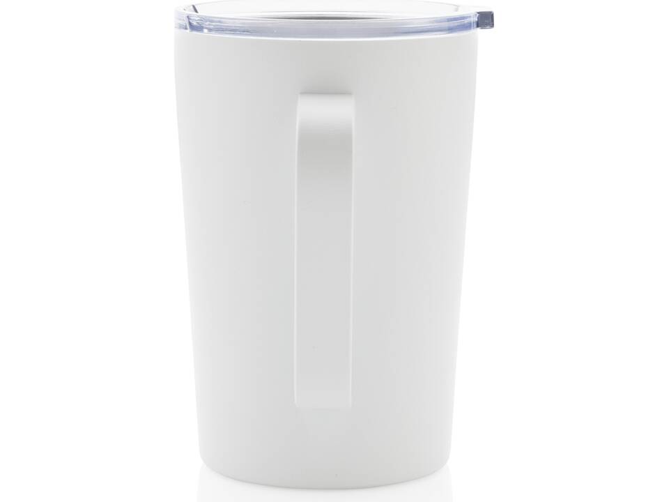 Mug moderne en acier inoxydable recyclé RCS avec couvercle 22