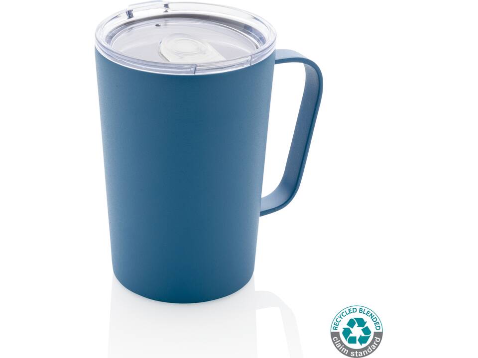 Mug moderne en acier inoxydable recyclé RCS avec couvercle 28