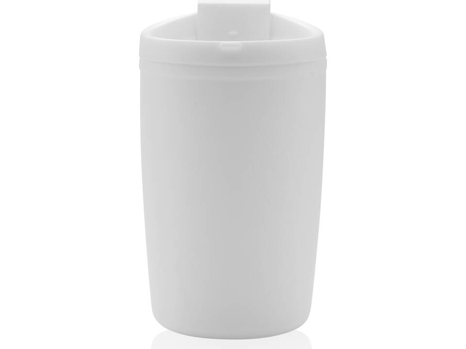 Mug en PP recyclé GRS avec couvercle à bascule 19