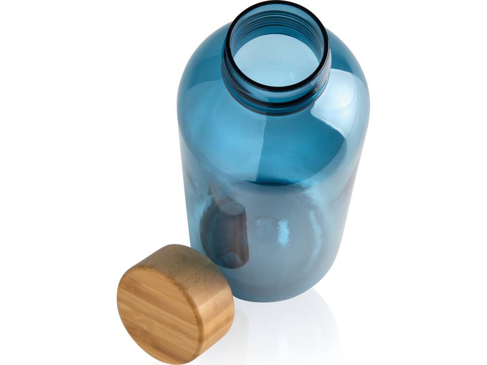 Bouteille en rPET GRS avec couvercle en bambou FSC 21