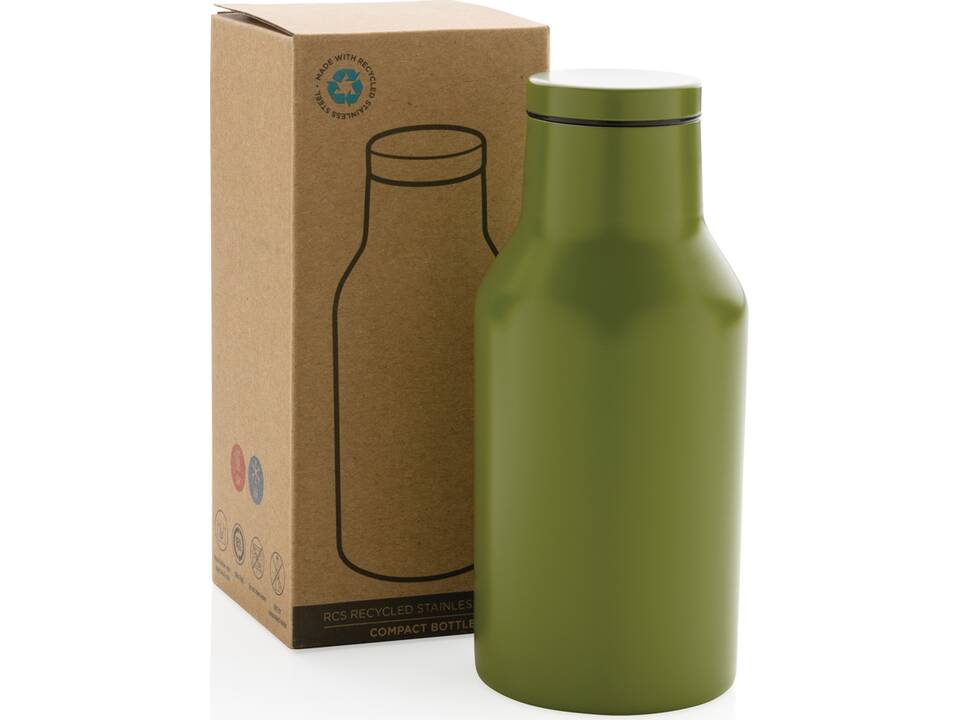 Bouteille compacte en acier inoxydable recyclé RCS 34