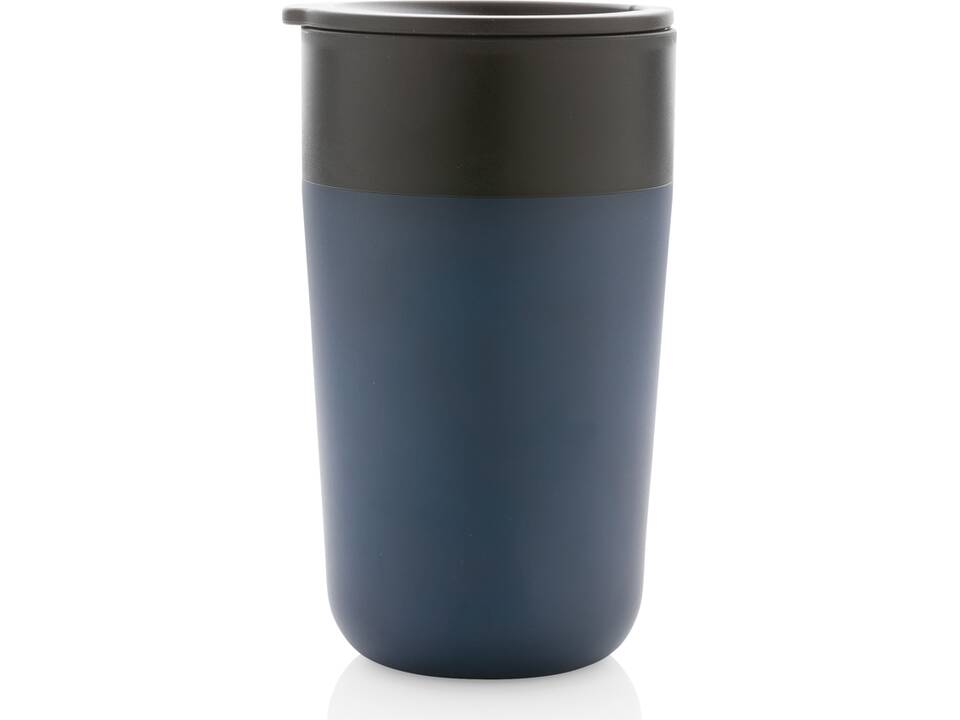 Tasse en acier inoxydable et PP recyclé GRS avec poignée 23