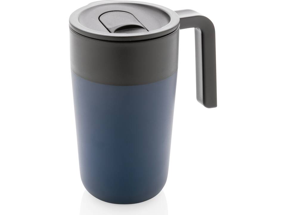 Tasse en acier inoxydable et PP recyclé GRS avec poignée 26