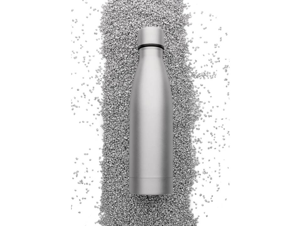 Bouteille iso couleur pleine en acier inoxydable recyclé RCS 14