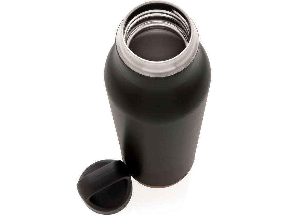 Bouteille isotherme et étanche avec finition liège 16