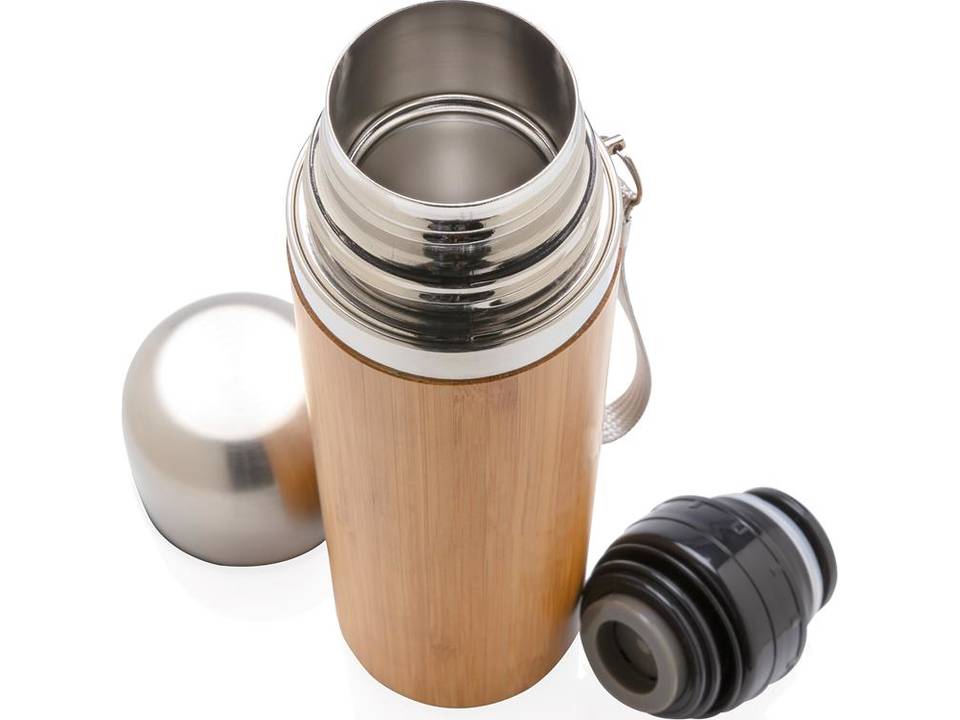 Bouteille isotherme en bambou 12