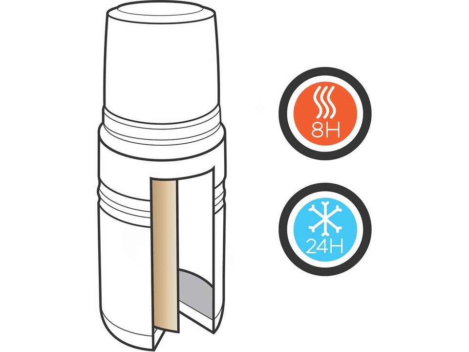 Bouteille isotherme 0.5L Swiss Peak Elite 8