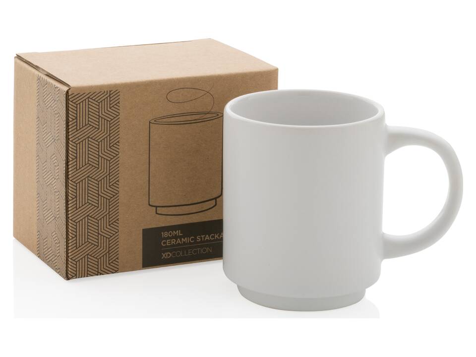 Mug en céramique empilable 18