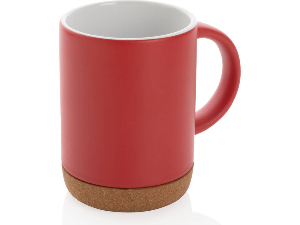 Mug en céramique avec base en liège 13