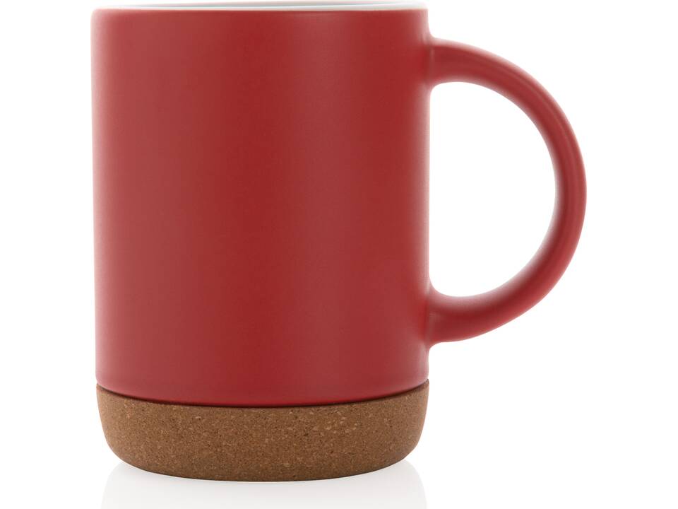Mug en céramique avec base en liège 14