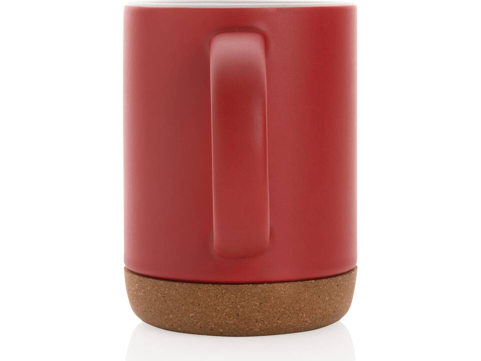 Mug en céramique avec base en liège 15